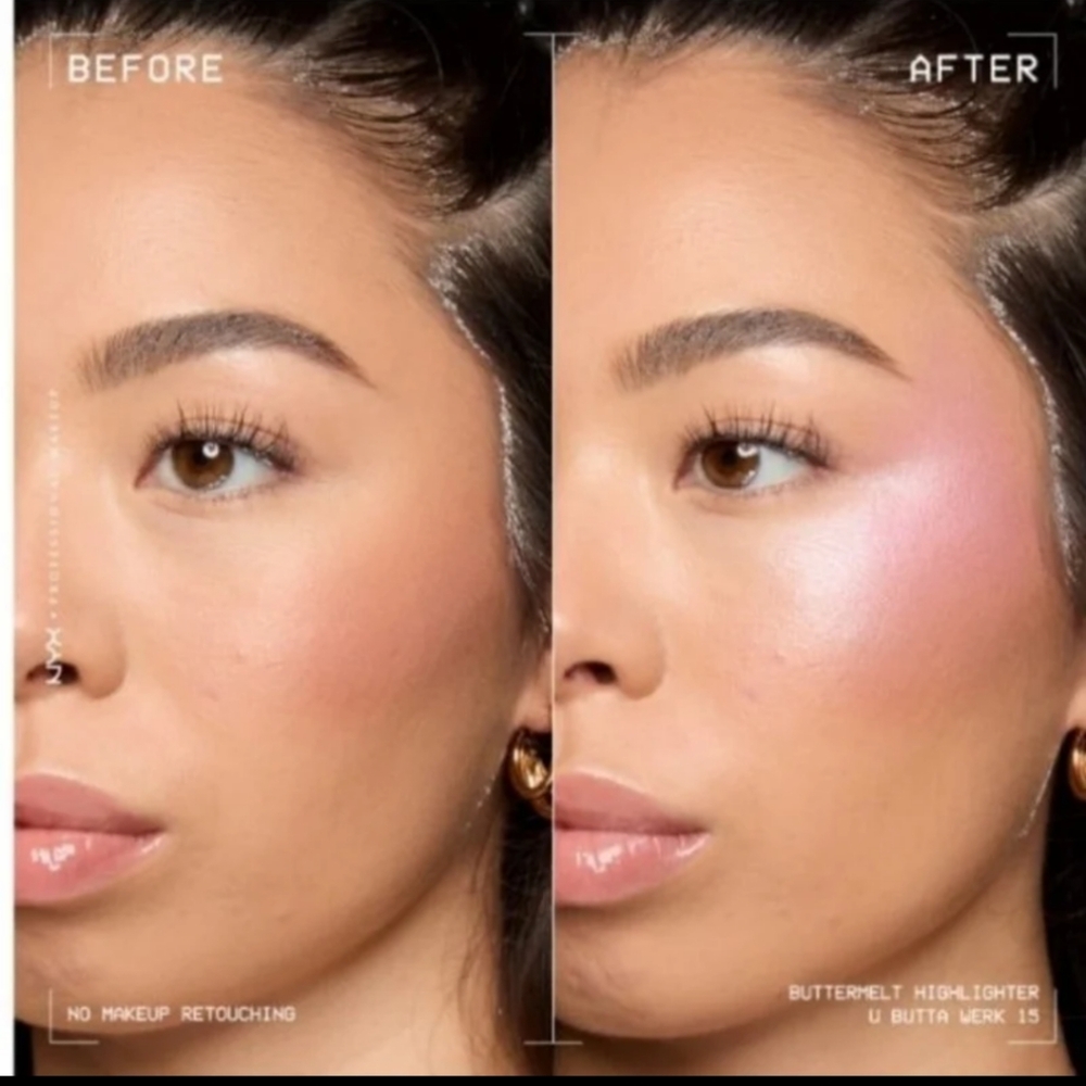 NYX Buttermelt Highlighter Set in Pink/Mint ✨ 🆕 - Picture 10 of 10